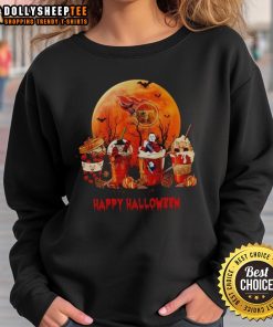 Cozy Nice Tennessee Titans Halloween coffee sweatshirt featuring team colors and festive design for fans.