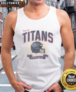 Alt Text: Stylish Nice Tennessee Titans Prime Play Tank Top featuring team colors and logo, perfect for game day attire.