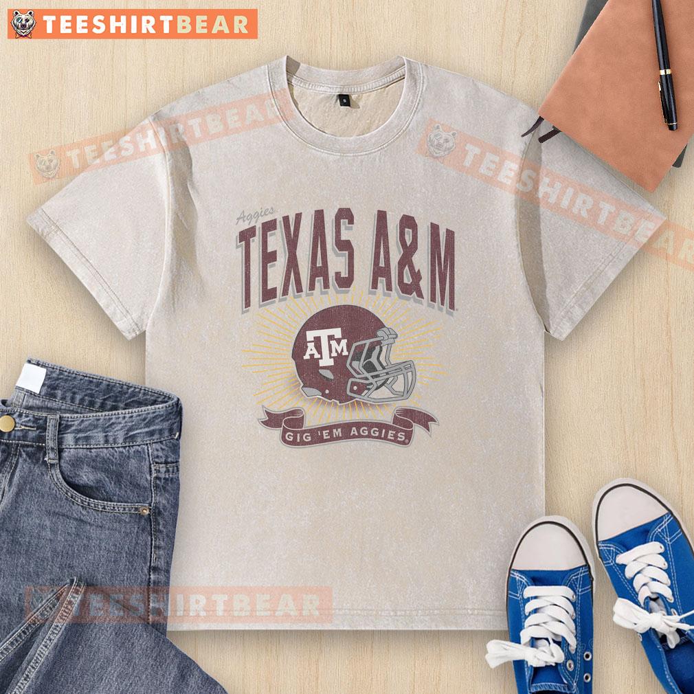 Nice Texas A&M Aggies Prime Play Washed T Shirt Alt Text: Nice Texas A&M Aggies Prime Play washed t-shirt featuring bold team graphics and a comfortable fit for fans.