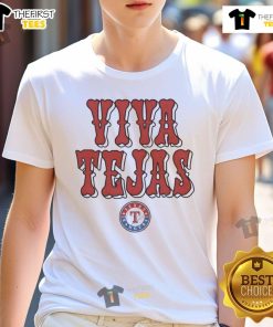 Nice Texas Rangers Viva Tejas T-Shirt featuring vibrant team colors and logo, perfect for fans and Texas pride.