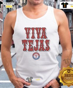 Nice Texas Rangers Viva Tejas tank top showcasing vibrant design and team spirit, perfect for fans and warm weather.