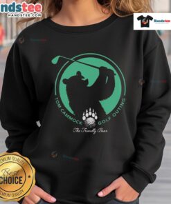 Nice The Friendly Bear Tom Cammock Golf Outing Sweatshirt featuring a cozy design perfect for golf enthusiasts.
