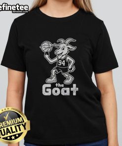Nice The Goat 94 Basketball Ladies Tee featuring a stylish design perfect for female basketball fans.