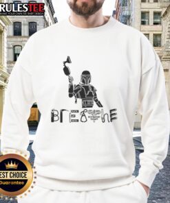 Nice The Mandalorian and Grogu sweatshirt featuring a vibrant sci-fi design, perfect for fans of the iconic series.