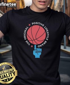 Nice The Original Positive Lifestyle Brand Basketball T-Shirt featuring a vibrant design and comfortable fit for sports enthusiasts.