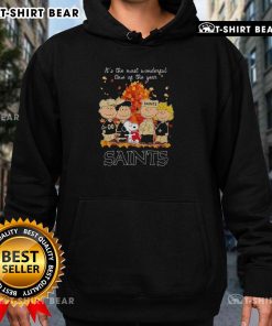 Nice-The-Peanuts-Character-New-Orleans-Saints-Its-The-Most-Wonderful-Time-Of-The-Year-Hoodie