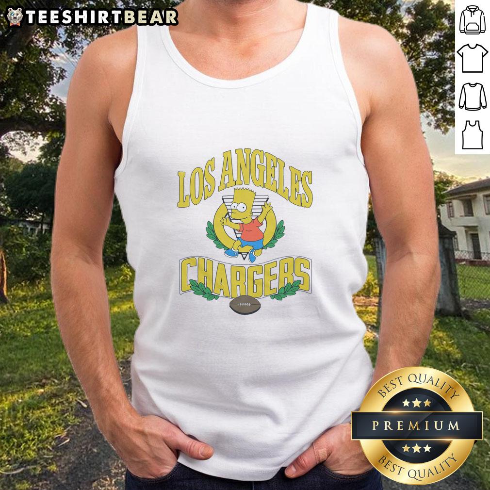 Nice The Simpsons Bart X Los Angeles Chargers Tank Top Nice The Simpsons Bart X Los Angeles Chargers tank top featuring vibrant graphics and a stylish design for fans.