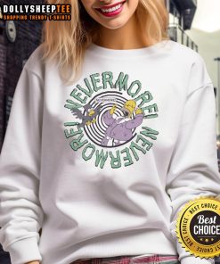 Nice The Simpsons Nevermore Sweatshirt featuring vibrant graphics of Homer and the iconic raven design.