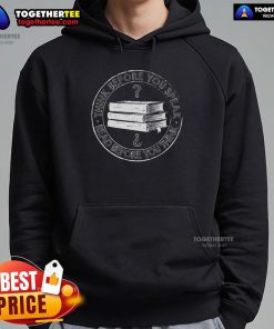 Stylish 'Think Before You Speak' hoodie design, featuring motivational text on a cozy fabric, perfect for casual wear.
