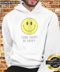 Nice Think Happy Be Happy Smiley Face Hoodie in vibrant colors, perfect for spreading positivity and joy.