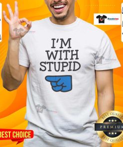 Nice Todd I'm With Stupid T-Shirt featuring a humorous graphic design, perfect for casual wear and gifts.