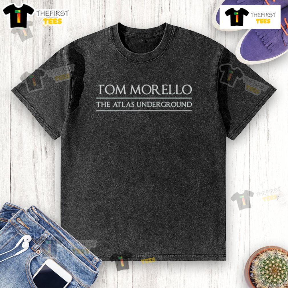 Nice Tom Morello The Atlas Underground Washed T Shirt Nice Tom Morello The Atlas Underground washed T-shirt featuring vibrant graphics and a comfortable fit for music fans.