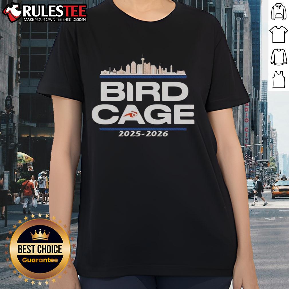 Nice Utsa Volleyball Bird Cage 2025 2026 Ladies Tee Alt Text: Nice UTSA Volleyball Bird Cage 2025-2026 Ladies Tee featuring vibrant colors and stylish design for fans.
