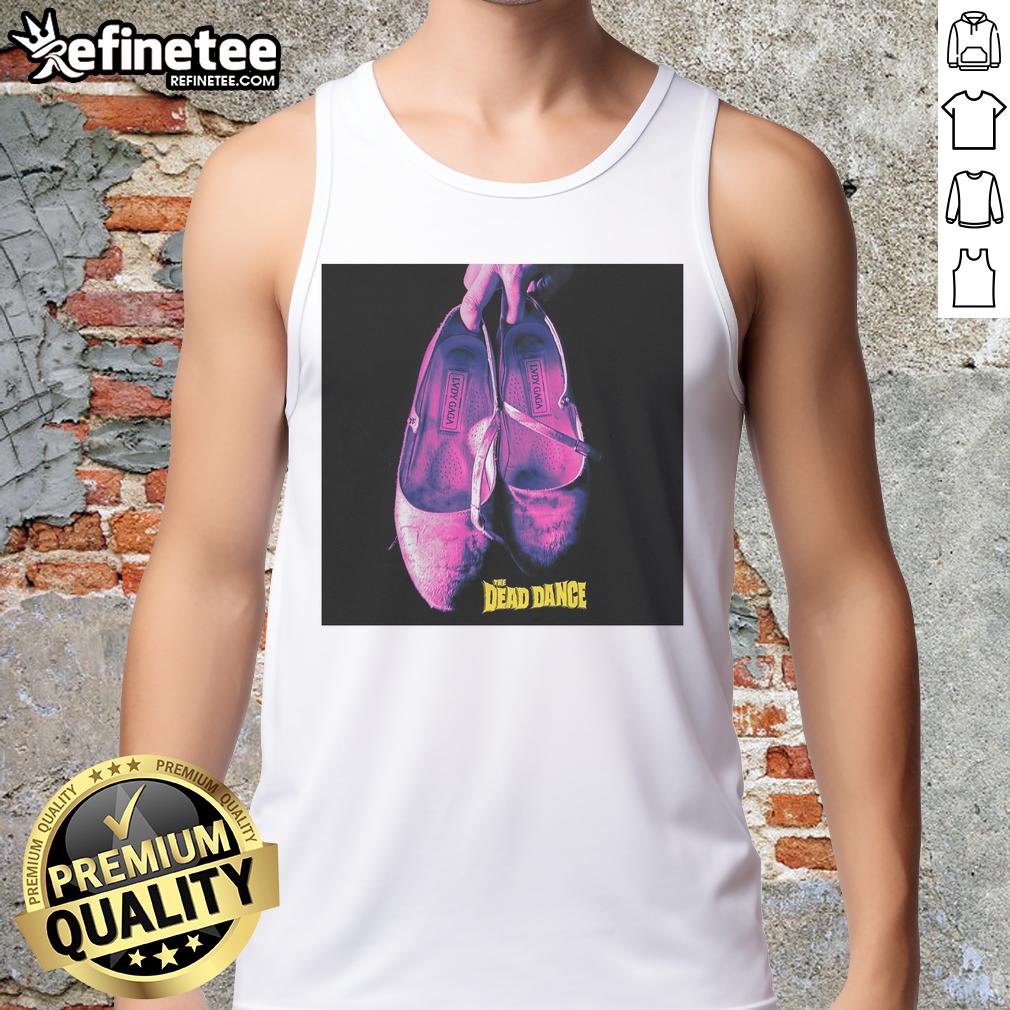 Nice Wednesday Lady Gaga The Dead Dance Tank Top Lady Gaga in a stylish 'Nice Wednesday' tank top, showcasing her unique dance style and vibrant personality.