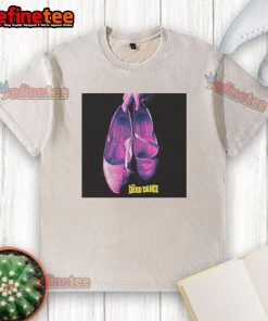 Lady Gaga wearing a Nice Wednesday The Dead Dance washed t-shirt, showcasing her unique style and artistic vibe.