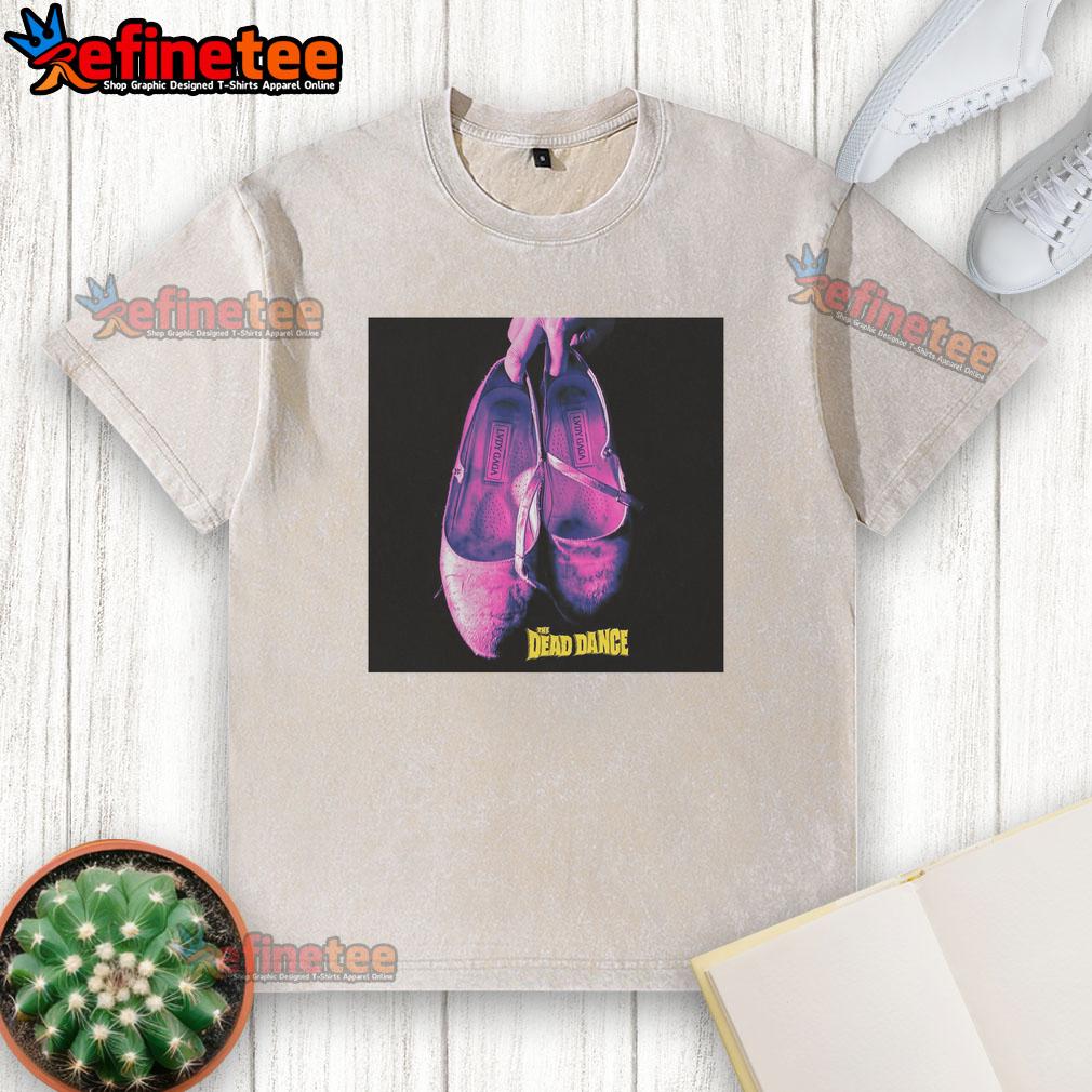 Nice Wednesday Lady Gaga The Dead Dance Washed T Shirt Lady Gaga wearing a Nice Wednesday The Dead Dance washed t-shirt, showcasing her unique style and artistic vibe.