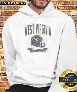 Alt Text: Nice West Virginia Mountaineers Prime Play Hoodie in navy, showcasing team logo and comfortable design for fans.