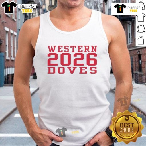 Alt Text: Stylish Nice Western 2026 Doves Tank Top featuring a vibrant dove print, perfect for casual summer wear.