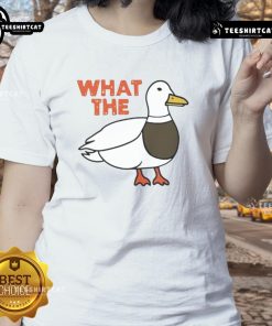 Nice What The Mallard Ladies Tee featuring a stylish design and vibrant colors, perfect for casual outings.