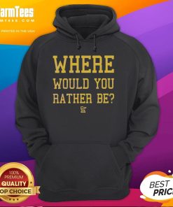 Cozy Minnesota State hoodie with 'Nice, Where Would You Rather Be' slogan, perfect for fans of Minnesota pride.
