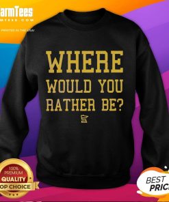 Cozy Minnesota State sweatshirt with 'Nice, Where Would You Rather Be?' graphic, perfect for chilly days and fans.
