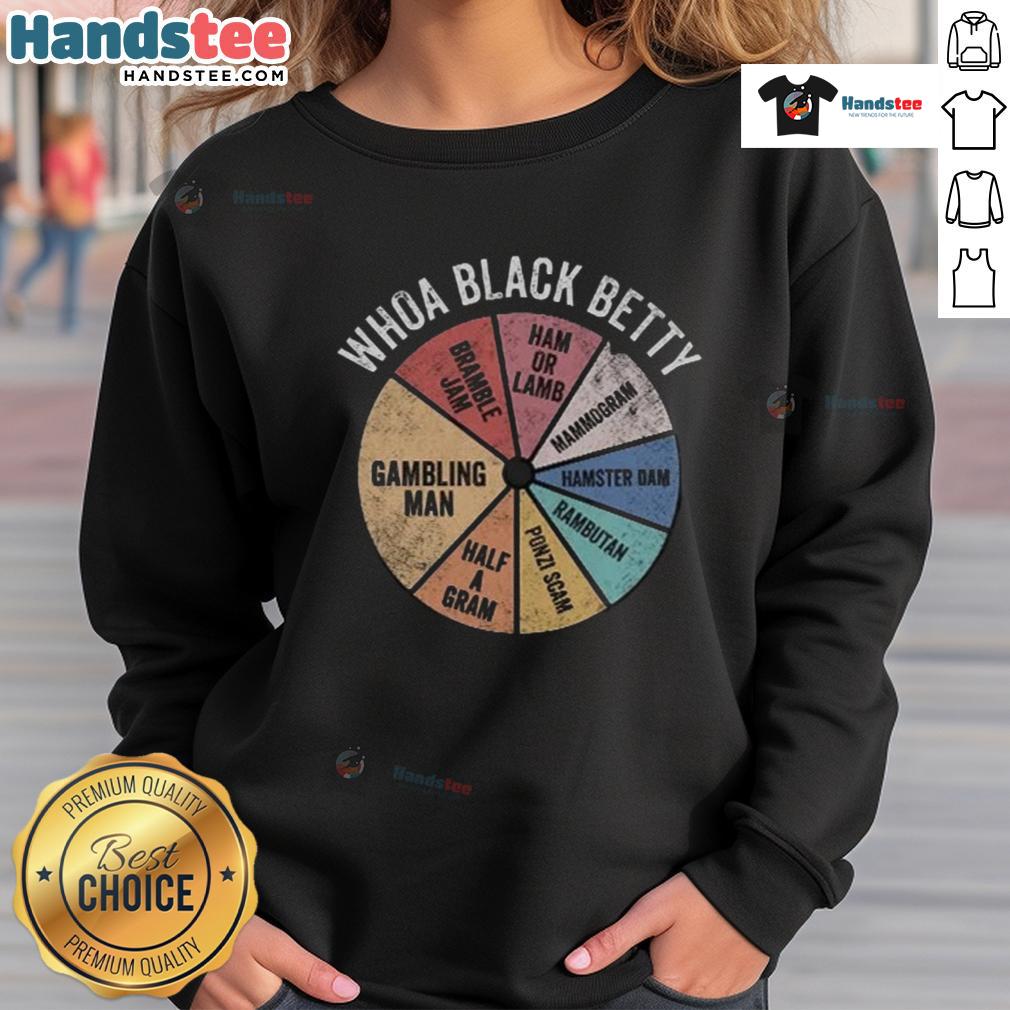 Nice Whoa Black Betty Sweatshirt Nice Whoa Black Betty Sweatshirt featuring a stylish design and cozy fit, perfect for casual wear.