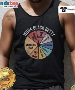 Nice Whoa Black Betty tank top featuring a stylish design, perfect for casual wear and summer outfits.