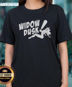 Alt Text: Nice Widow Dusk Bada Bing ladies tee featuring stylish design, perfect for casual wear and fashion enthusiasts.