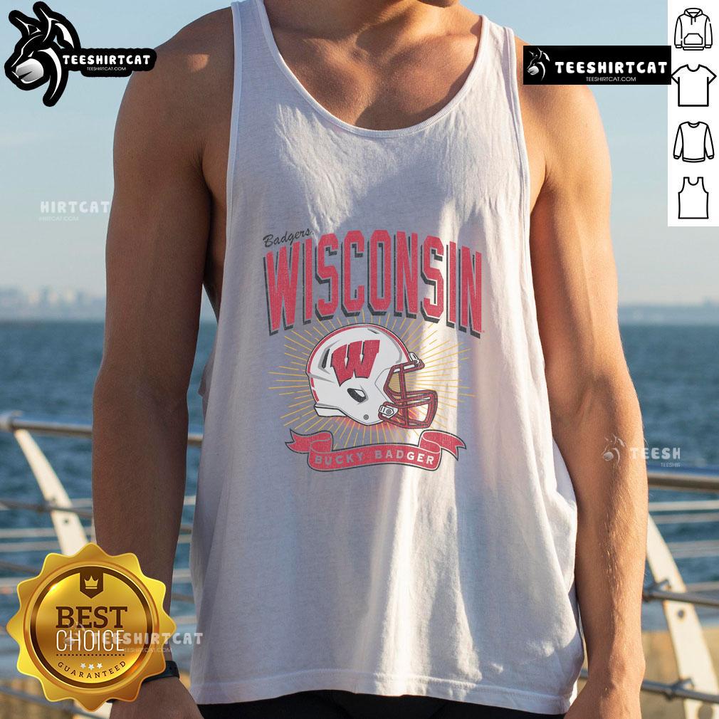 Nice Wisconsin Badgers Prime Play Tank Top Nice Wisconsin Badgers Prime Play tank top featuring team logo and vibrant colors for fans and athletes.