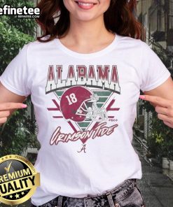 Vintage Alabama Crimson Tide triangle ladies tee featuring classic design and team colors for stylish game day wear.