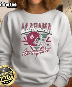 Vintage Alabama Crimson Tide triangle sweatshirt featuring classic logo and comfortable fit, perfect for fans.