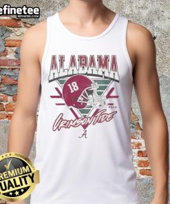 Vintage Alabama Crimson Tide triangle tank top featuring a classic design, perfect for fans and casual wear.