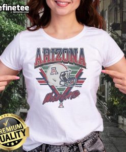 Vintage ladies tee featuring the official Arizona Wildcats triangle logo in a stylish design for fans.