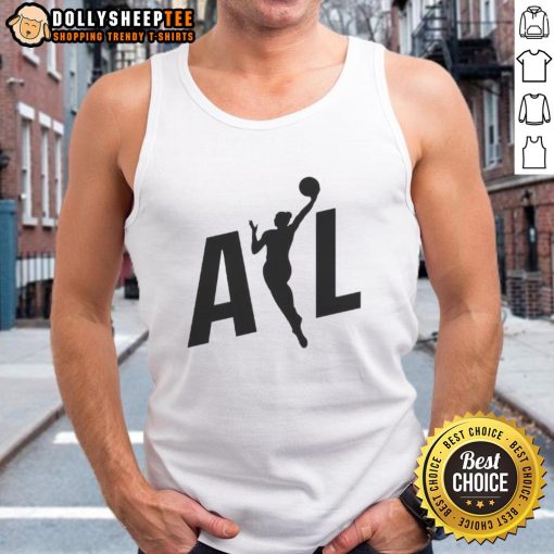 Official ATL Dream WNBA tank top featuring team colors and logo, perfect for fans and casual wear.