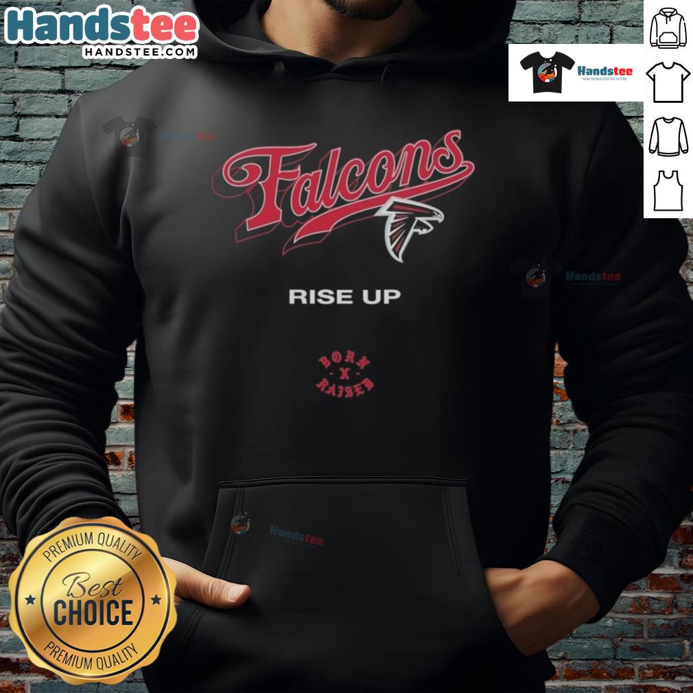 Official Atlanta Falcons Born X Raised Rise Up Hoodie