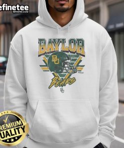 Vintage Baylor Bears triangle hoodie in green, featuring the official logo, perfect for fans and casual wear.