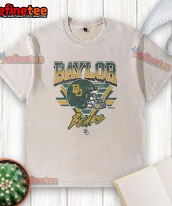 Official Baylor Bears Triangle Vintage Washed T-Shirt in green, showcasing classic team logo and retro design.