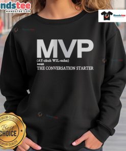 Becky Hammon MVP sweatshirt featuring a stylish design, perfect for fans and conversation starters about women's basketball.