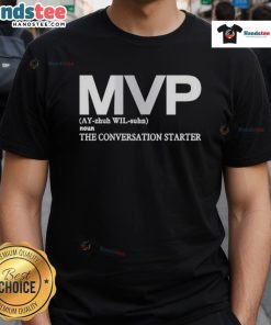 Alt Text: Official Becky Hammon MVP The Conversation Starter T-Shirt featuring bold graphics and a stylish design for fans.