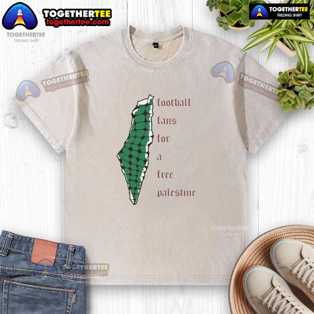 Official Becky Taylor Gill Football Fans For A Free Palestine Washed T Shirt Alt Text: Official Becky Taylor Gill football fans wearing a Free Palestine washed t-shirt at a vibrant outdoor event.