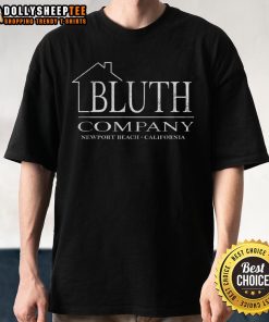 Official Bluth Company Newport Beach California T-Shirt featuring iconic logo and vibrant colors for fans of the series.