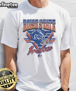Official Boise State Broncos Triangle Vintage T-Shirt featuring classic logo and retro design for fans and collectors.