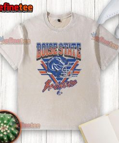 Official Boise State Broncos Triangle Vintage Washed T-Shirt featuring a retro design and vibrant team colors.
