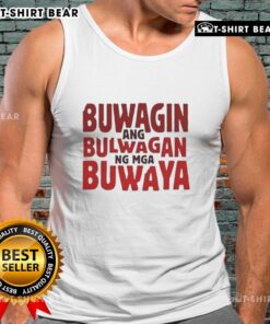 Alt Text: Official Buwagin Bulwagan Ang Ng Mga Buwaya tank top design featuring vibrant graphics and comfortable fit for casual wear.