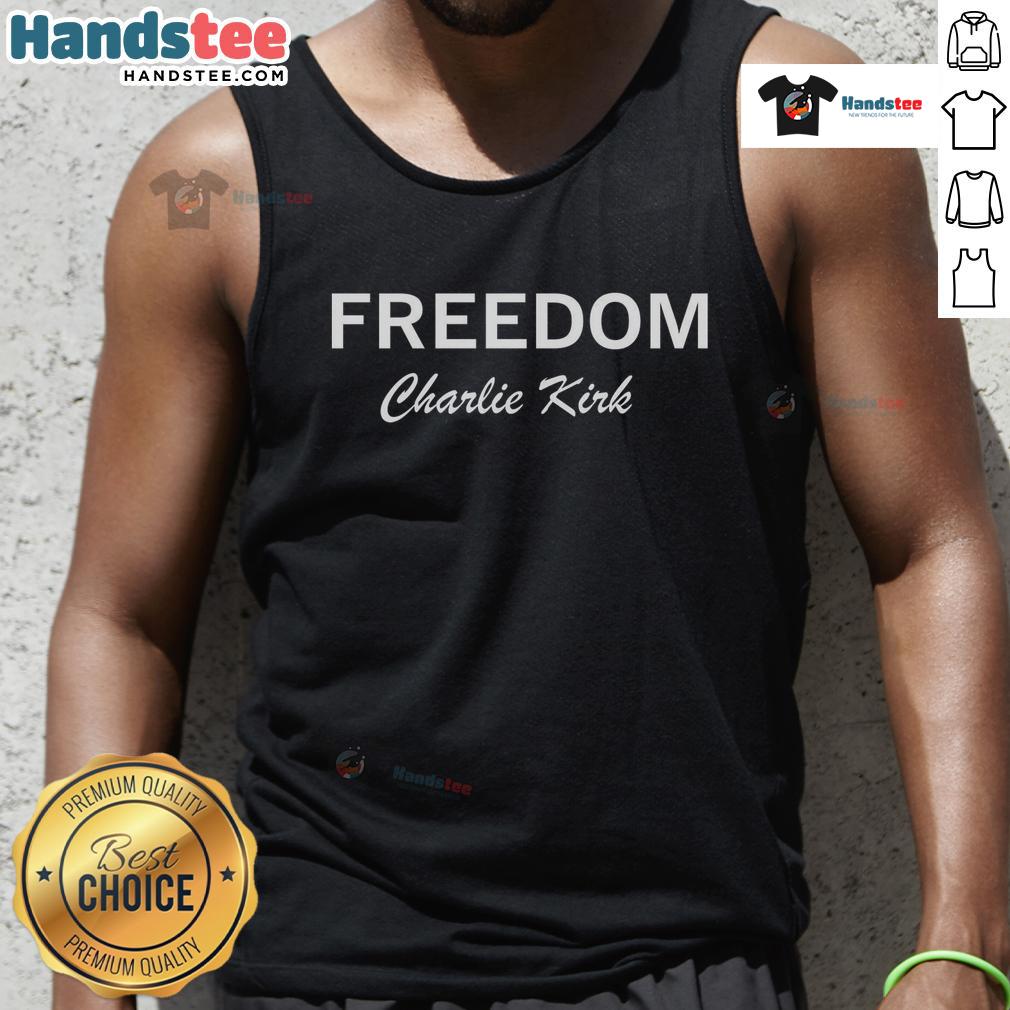 Official Charlie Kirk Freedom Memorial Tank Top Official Charlie Kirk Freedom Memorial Tank Top featuring patriotic design and inspirational message for freedom lovers.