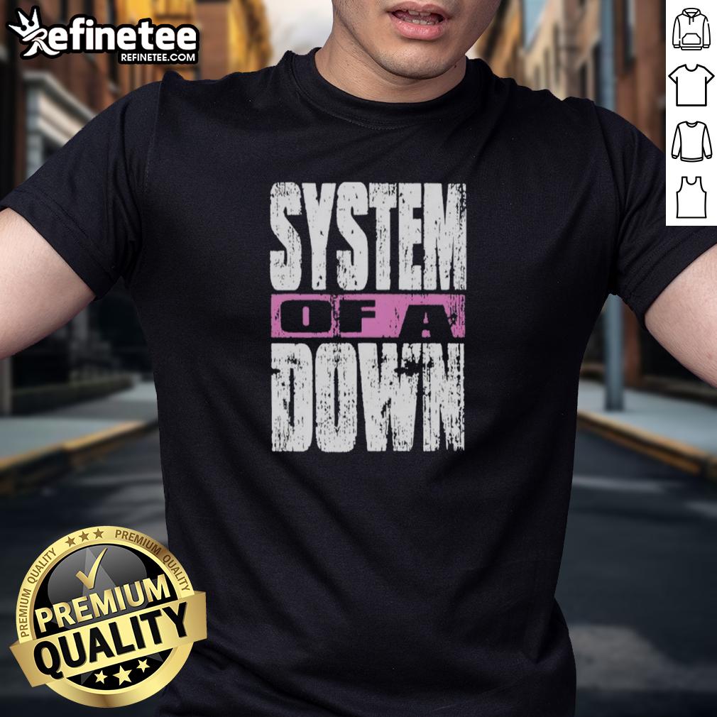 Official Chicago 2025 System Of A Down Soldier Field Tour T Shirt Alt Text: Official Chicago 2025 System Of A Down Soldier Field Tour T-Shirt featuring band logo and concert details.