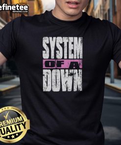 Alt Text: Official Chicago 2025 System Of A Down Soldier Field Tour T-Shirt featuring band logo and concert details.