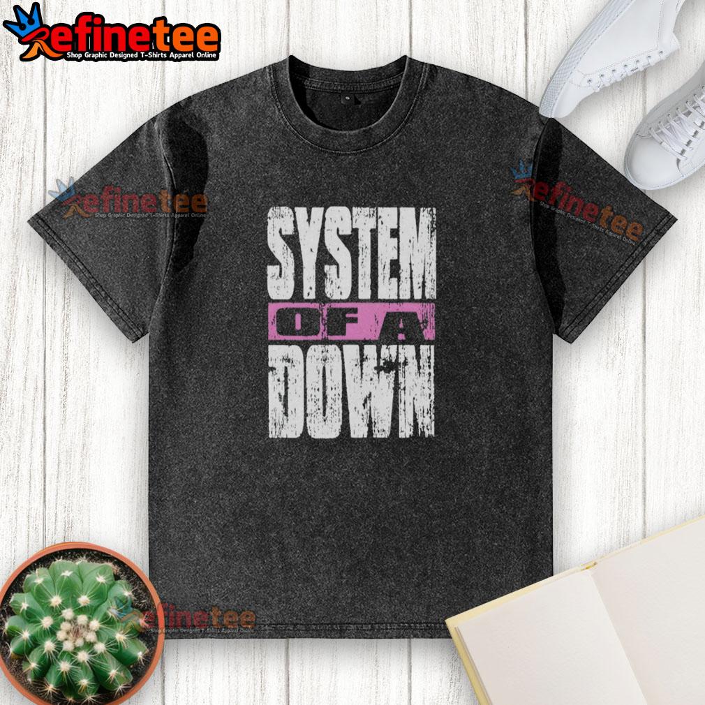 Official Chicago 2025 System Of A Down Soldier Field Tour Washed T Shirt