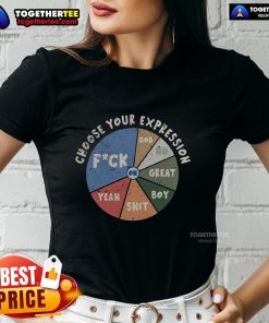 Official Choose Your Expression Ladies Tee showcasing vibrant design and comfortable fit for stylish women.