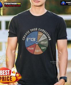 Alt Text: Official Choose Your Expression T-Shirt featuring vibrant designs and comfortable fit, perfect for self-expression.